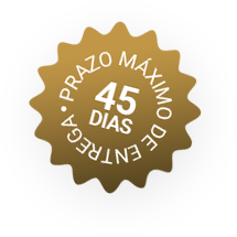 Prazo máximo de entrega: 45 dias